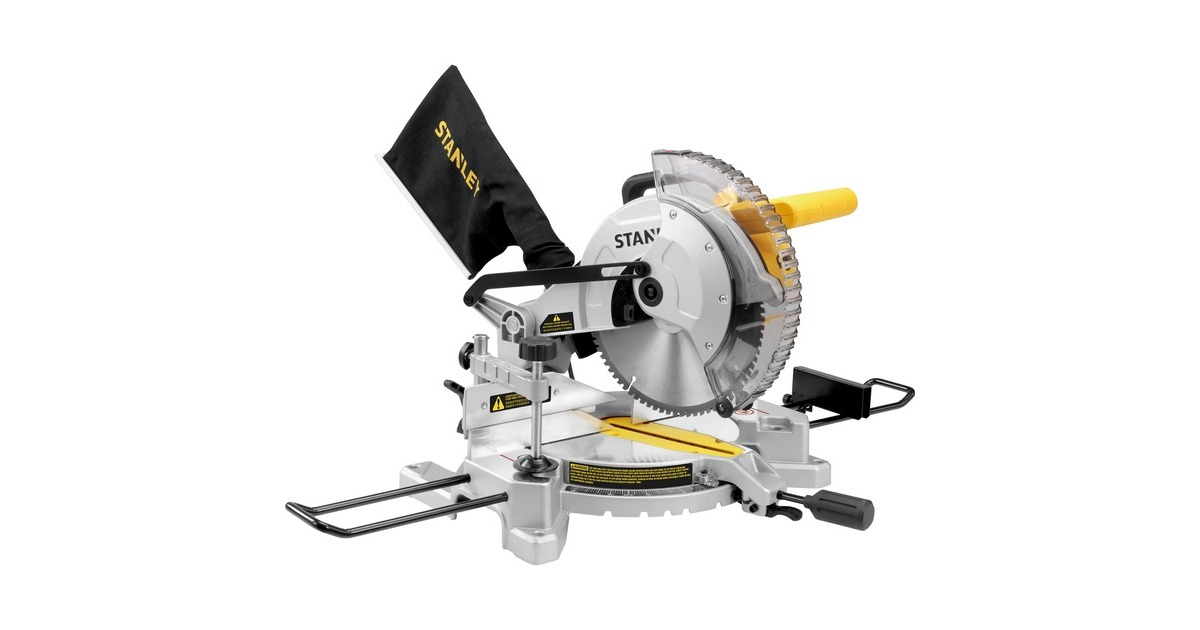 StanleySM1650-QS Afkort- en verstekzaag  (Geel/zwart, 254 mm,1650W)