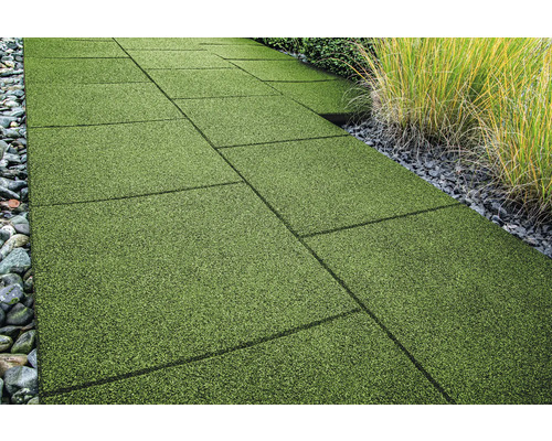 Terrasoft valbeveiligingsmat 50 x 50 x 2,5 cm groen