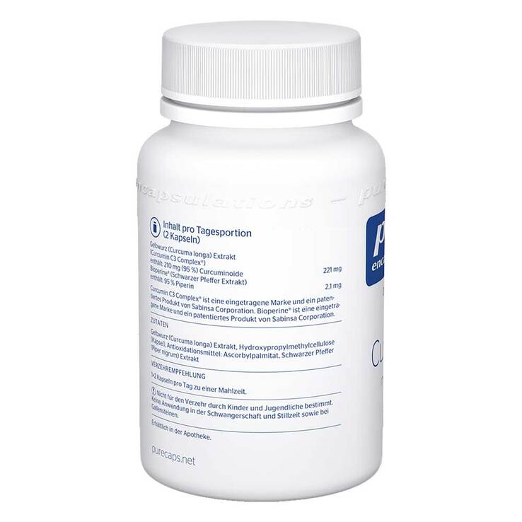 Pure Encapsulations Curcumin mit Bioperine Kapseln, 120 St