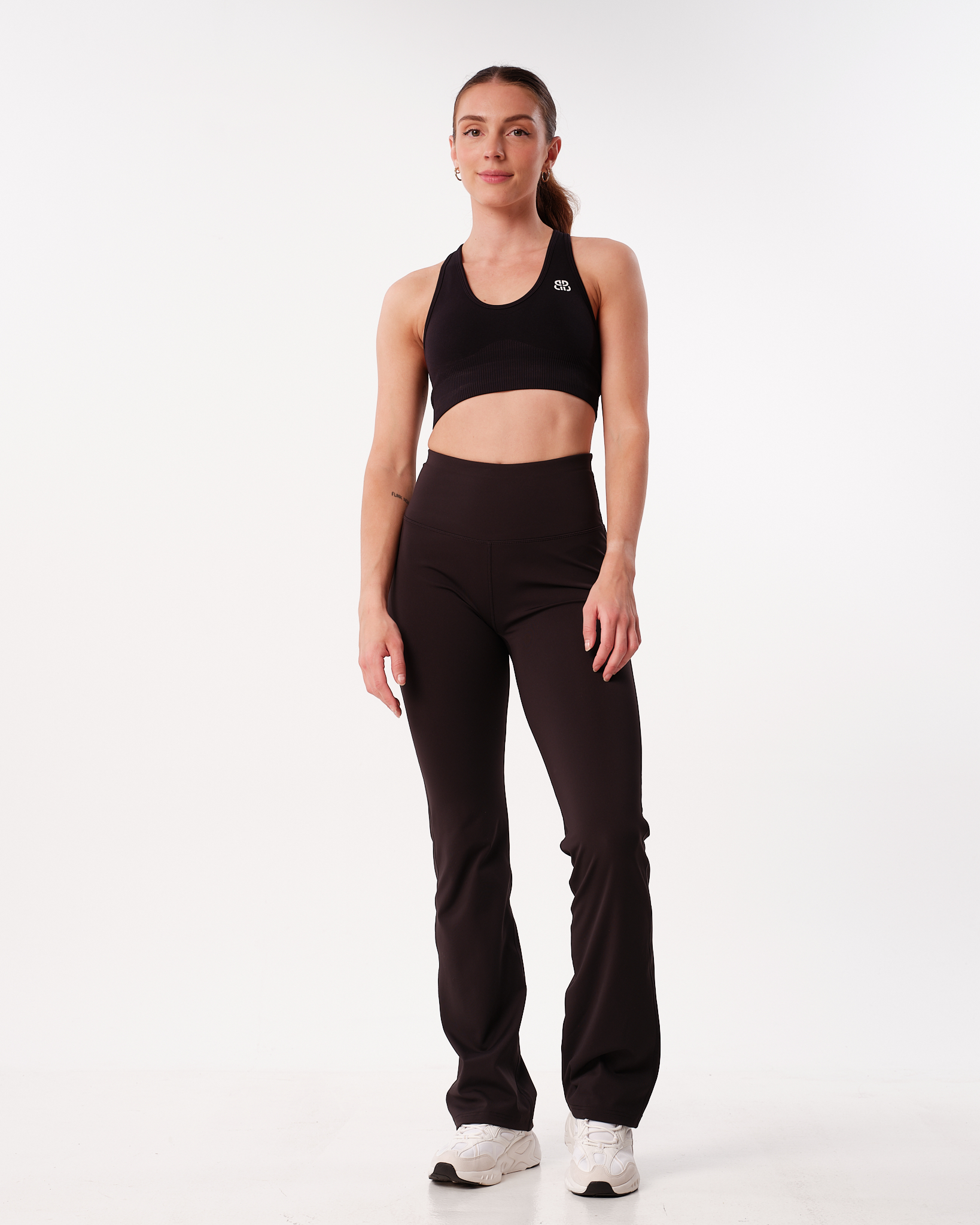 Bumpro Hero High Rise Flare Pants Black