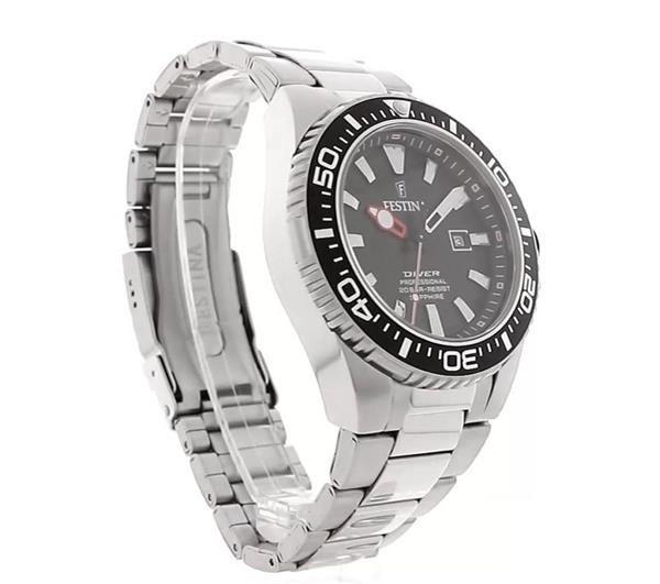 Festina Gents Festina Diver Silver Black Watch F20663 3