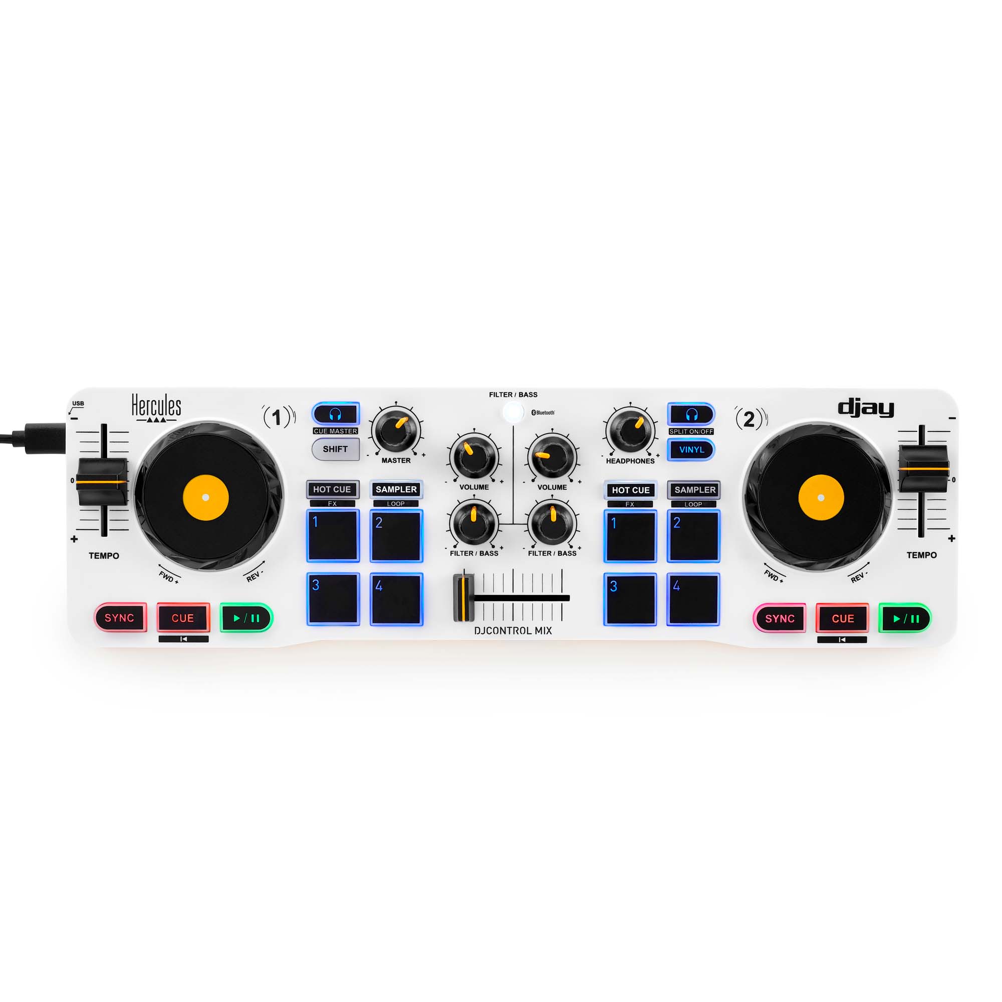 Hercules DJControl Mix DJ starterset voor smartphones
