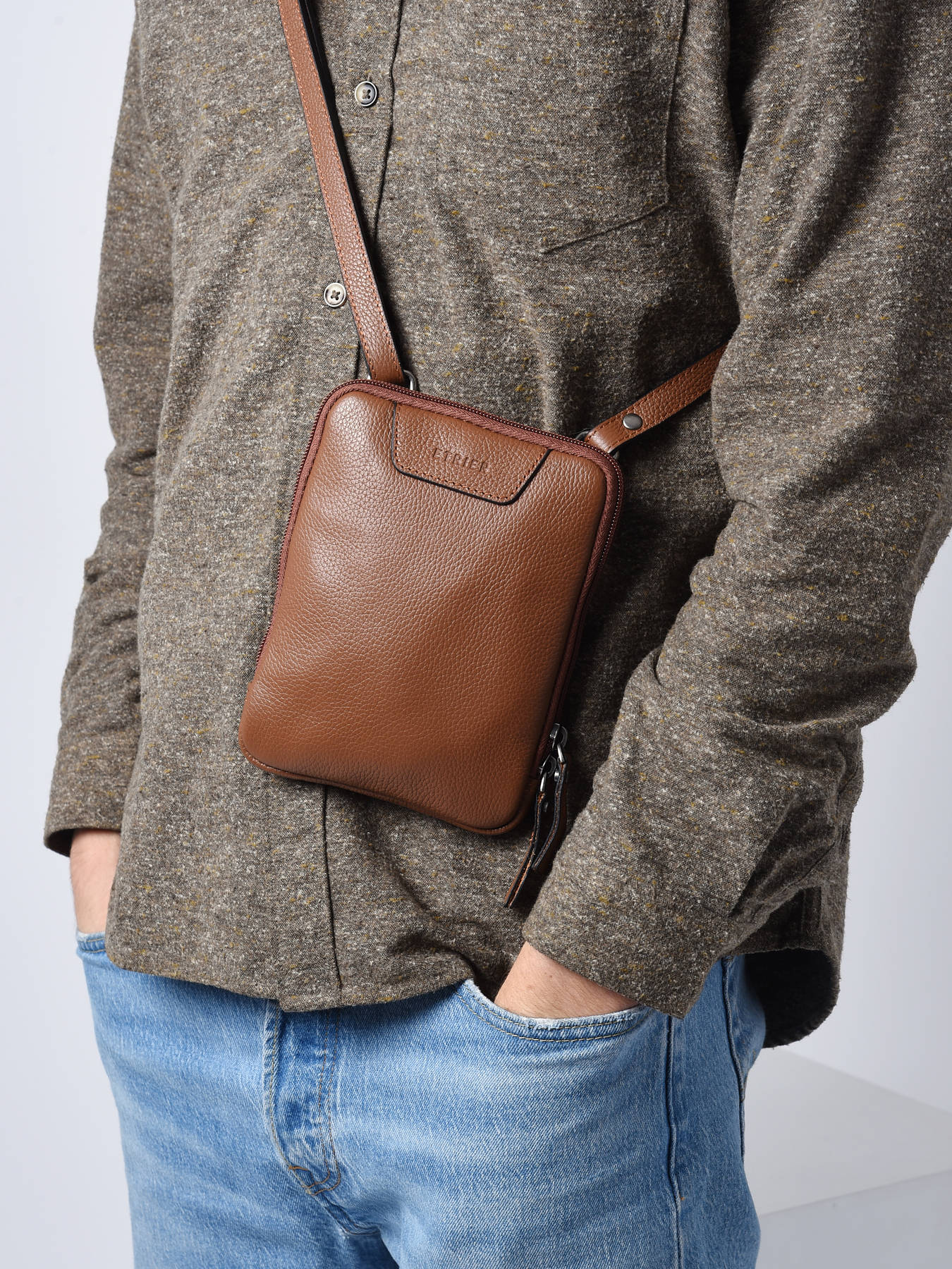 Sac bandoulire Flandres cuir ETRIER