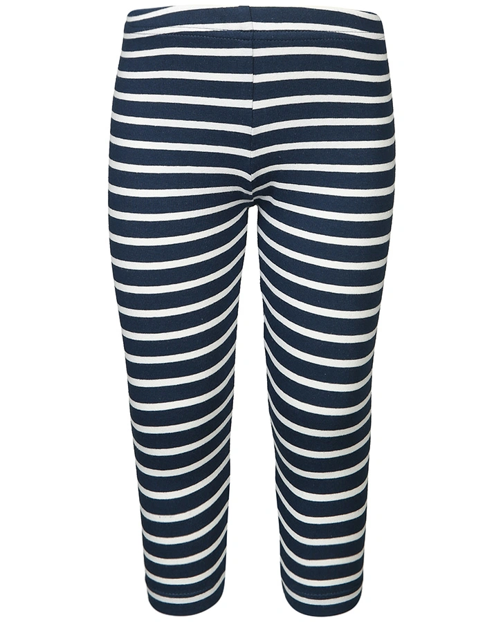 Capri-Leggings LYNFORD in weiß/dunkelblau gestreift