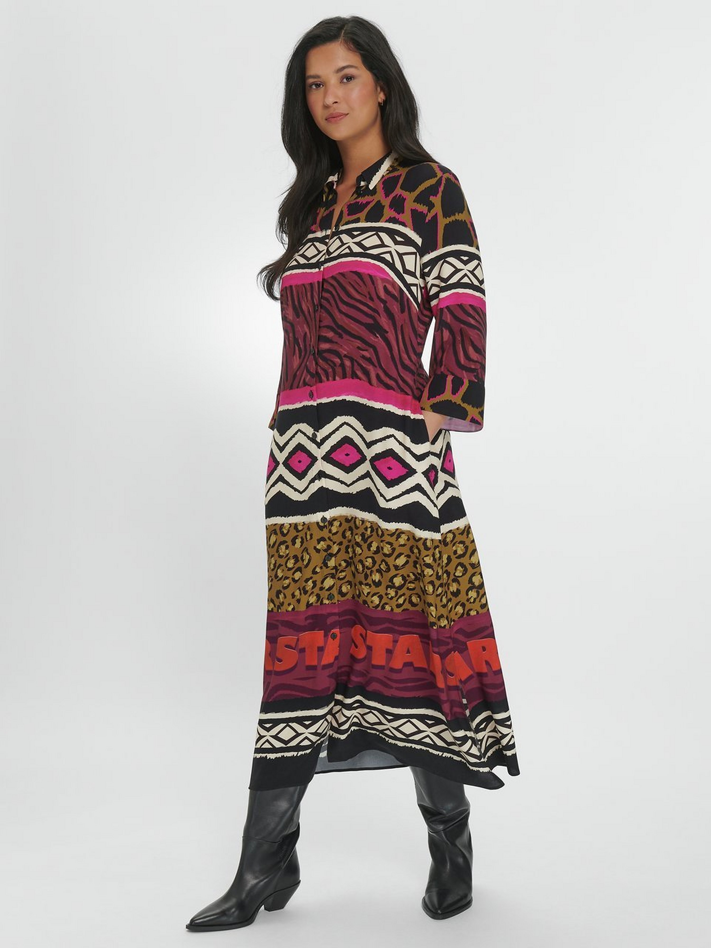 Kleid mit 3/4-Arm