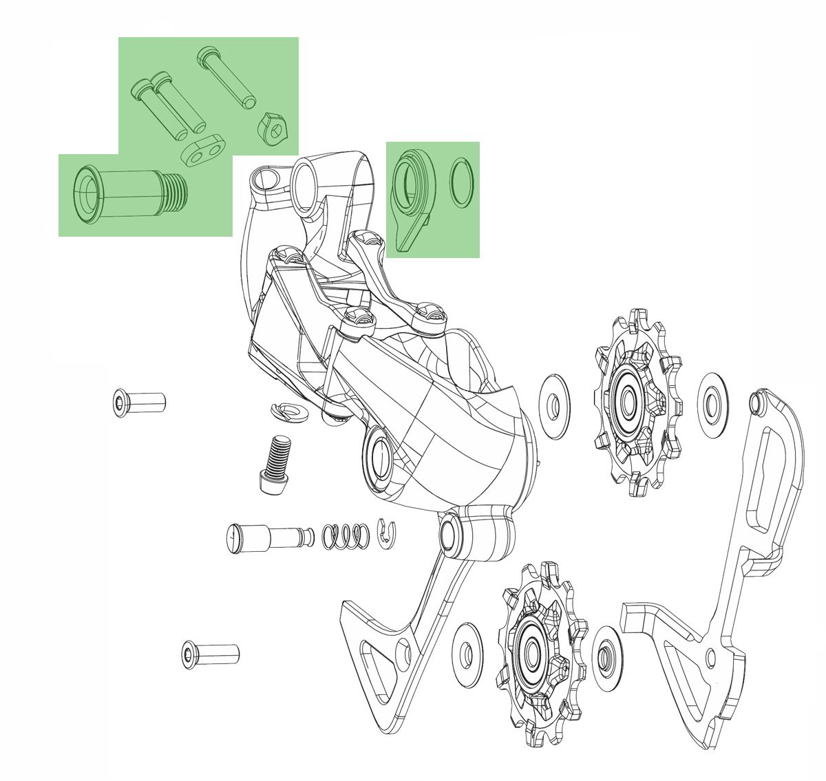 SRAM GX Befestigungsschraube für 11-fach Schaltwerk kaufen | Bike-Discount
