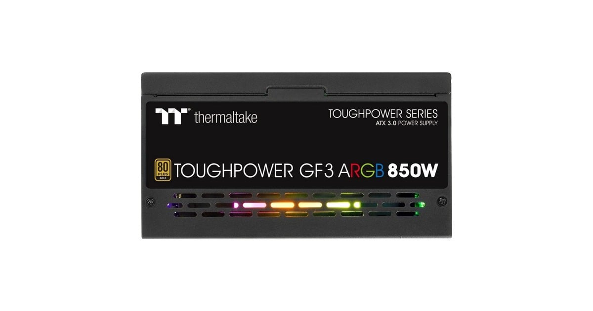 ThermaltakeToughpower GF3 ARGB Gold modulaire 850 watt voeding   (Zwart, 4x PCIe)