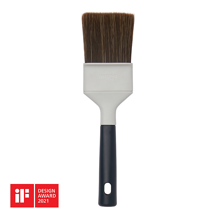 Pinceau plat huile, vernis et lasure GoodHome 60mm