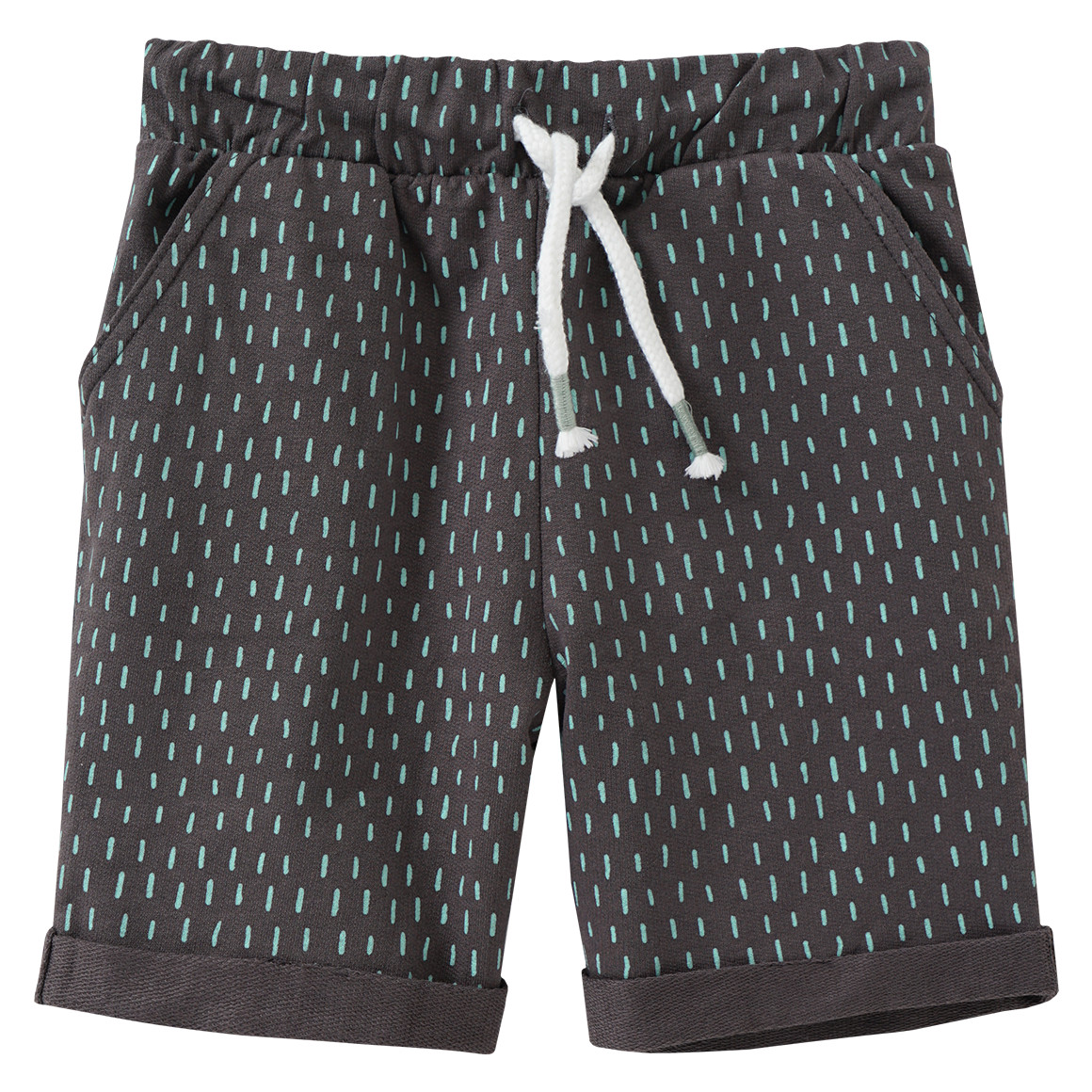 Topomini Baby T-Shirt und Joggingshorts im Set salbei / dunkelgrau