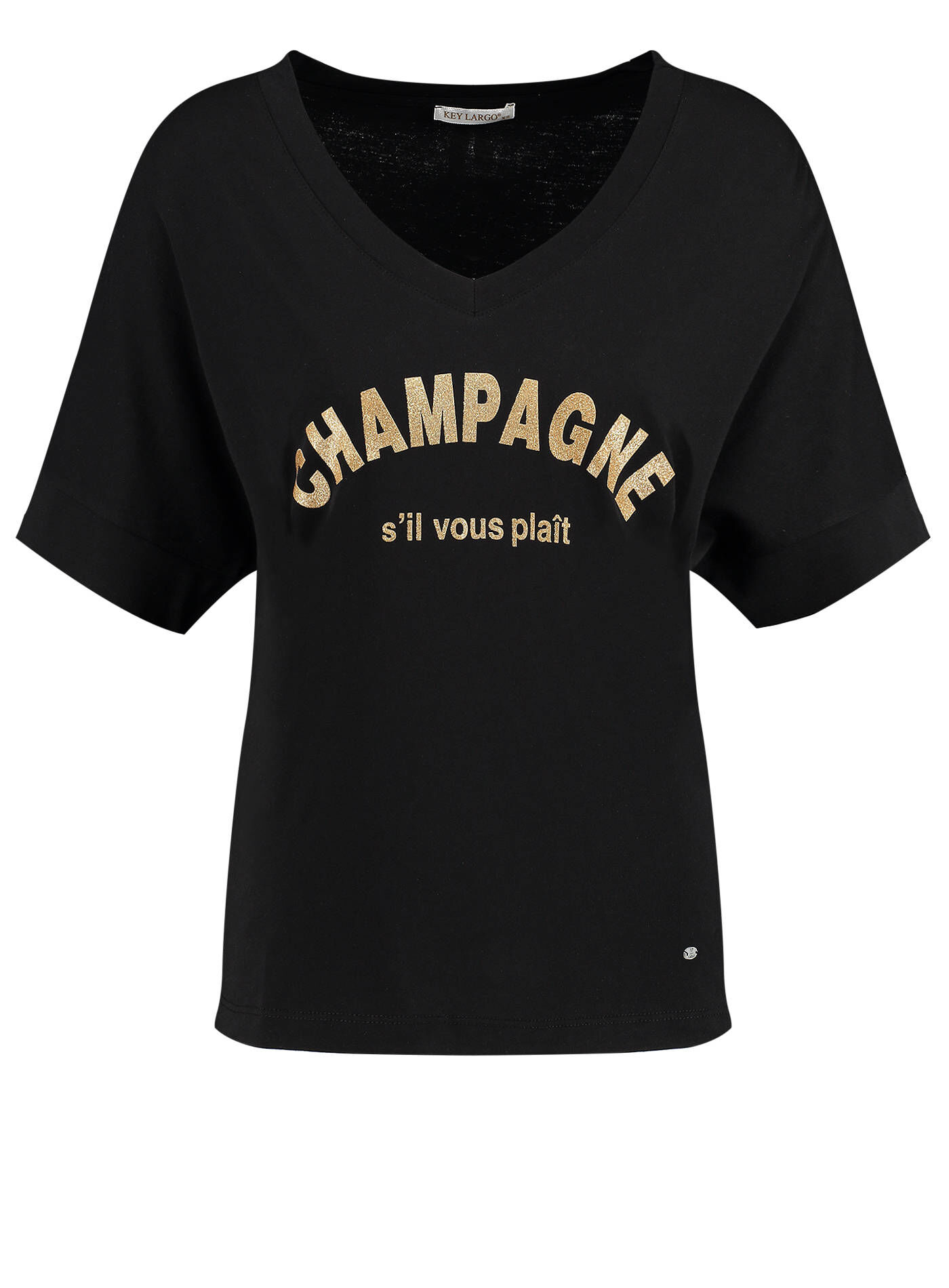 Key Largo| Damen T-Shirt CHAMPAGNE