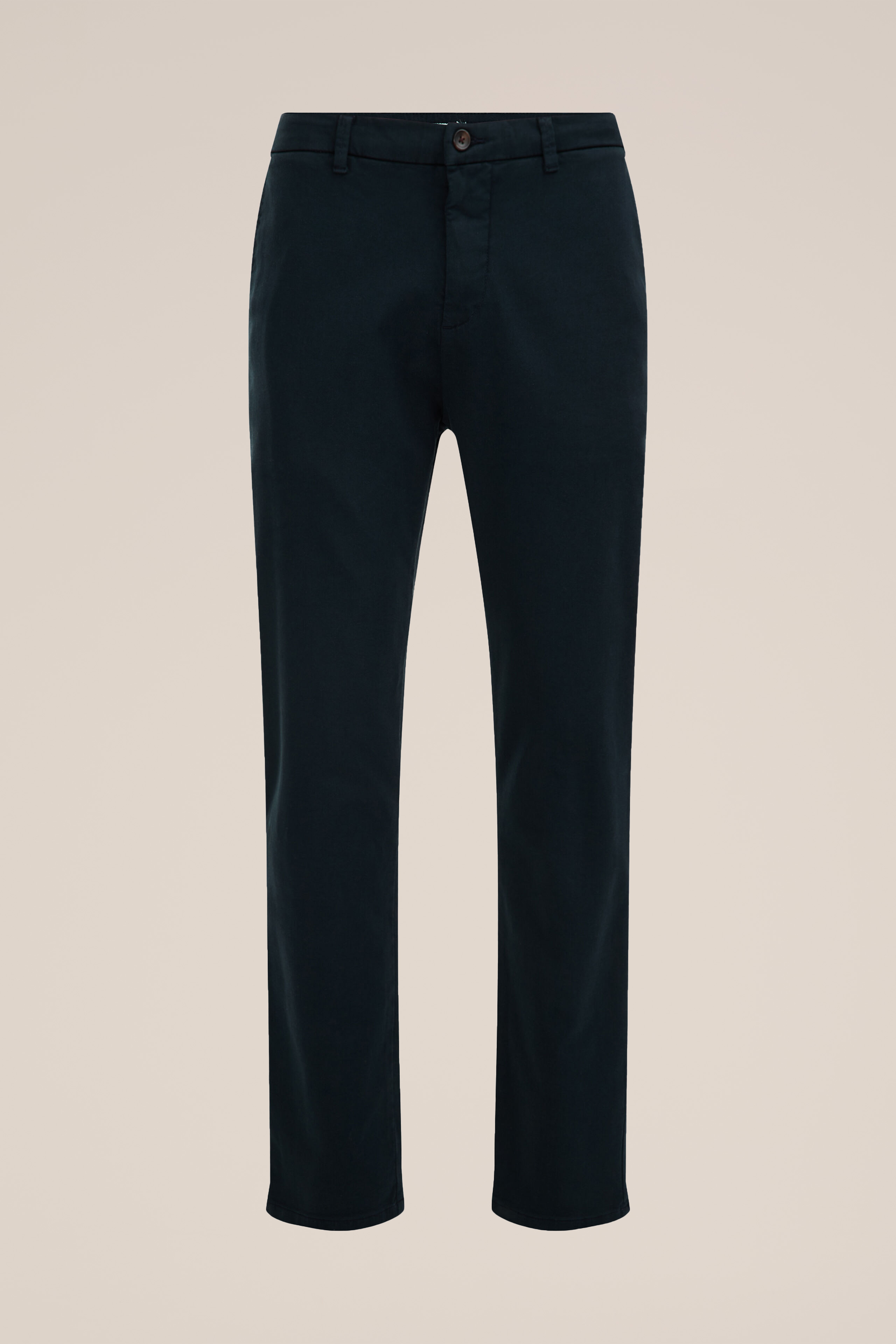 slim fit chino van jog kwaliteit Fundamentals Donkerblauw