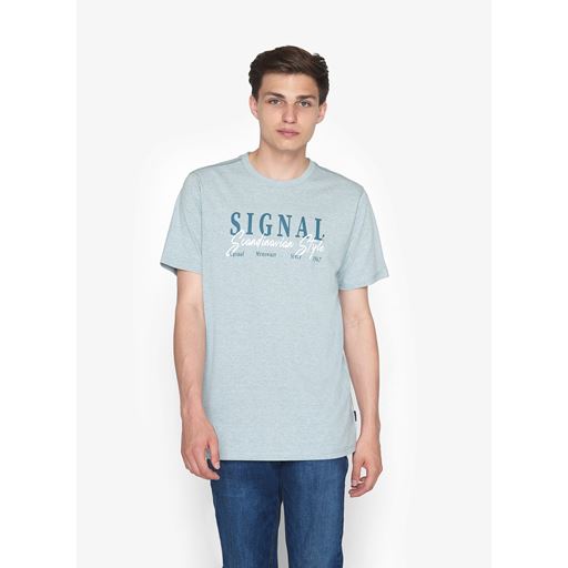 Signal Eric Gavin T-shirt, Misty Blue Melange, M