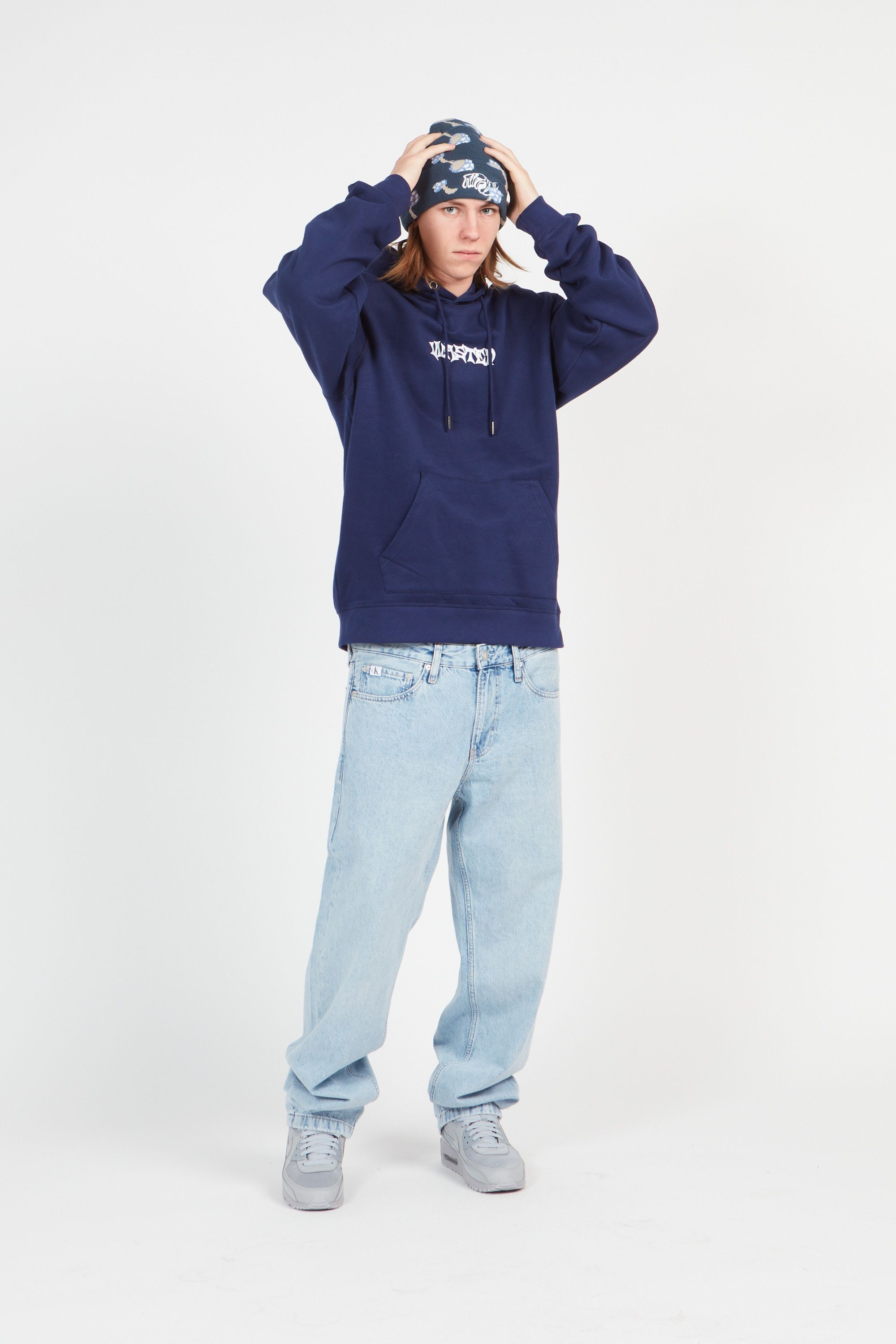 WASTED Hoodie Method Bleu