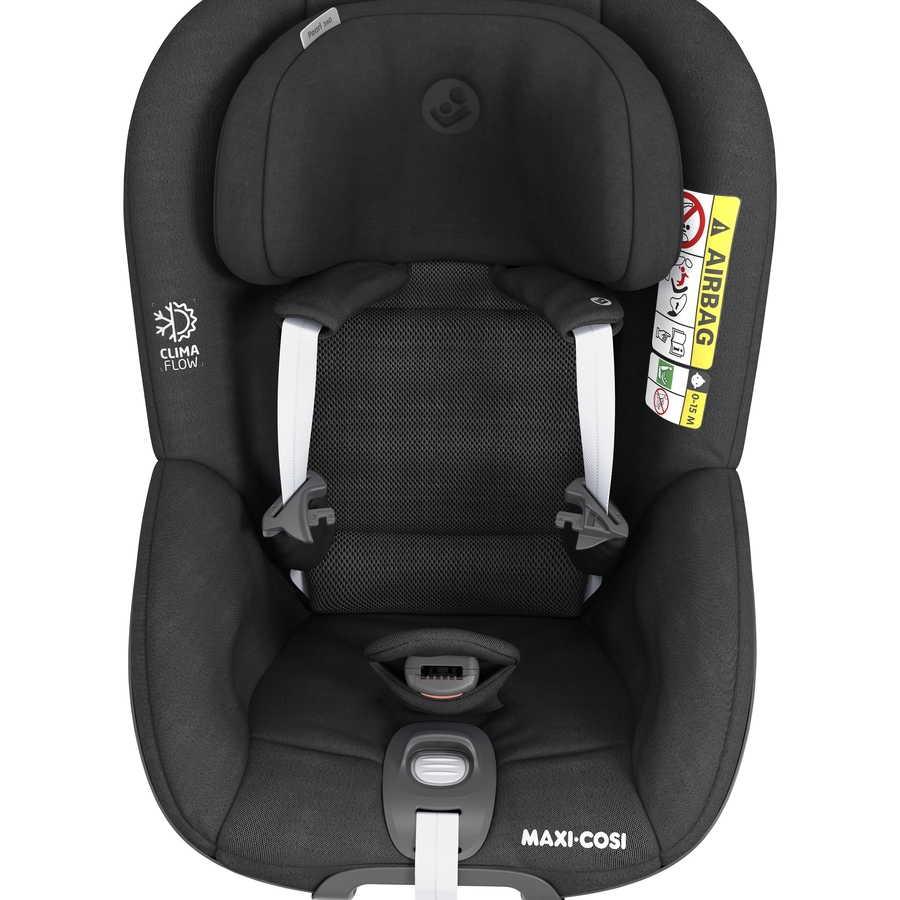 MAXI COSI Set Babyschale Coral 360 Essential Graphite plus Kindersitz Pearl 360 Authentic Black plus Basisstation FamilyFix 360