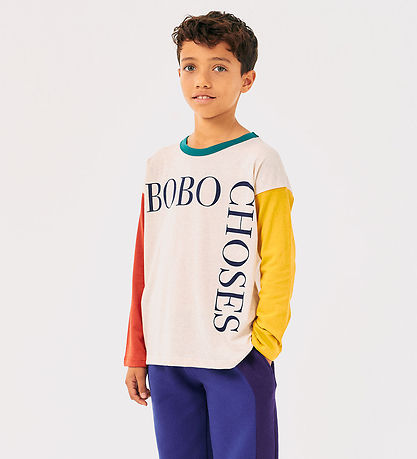 Bobo Choses Bluse - Square Color Block - Multicolor