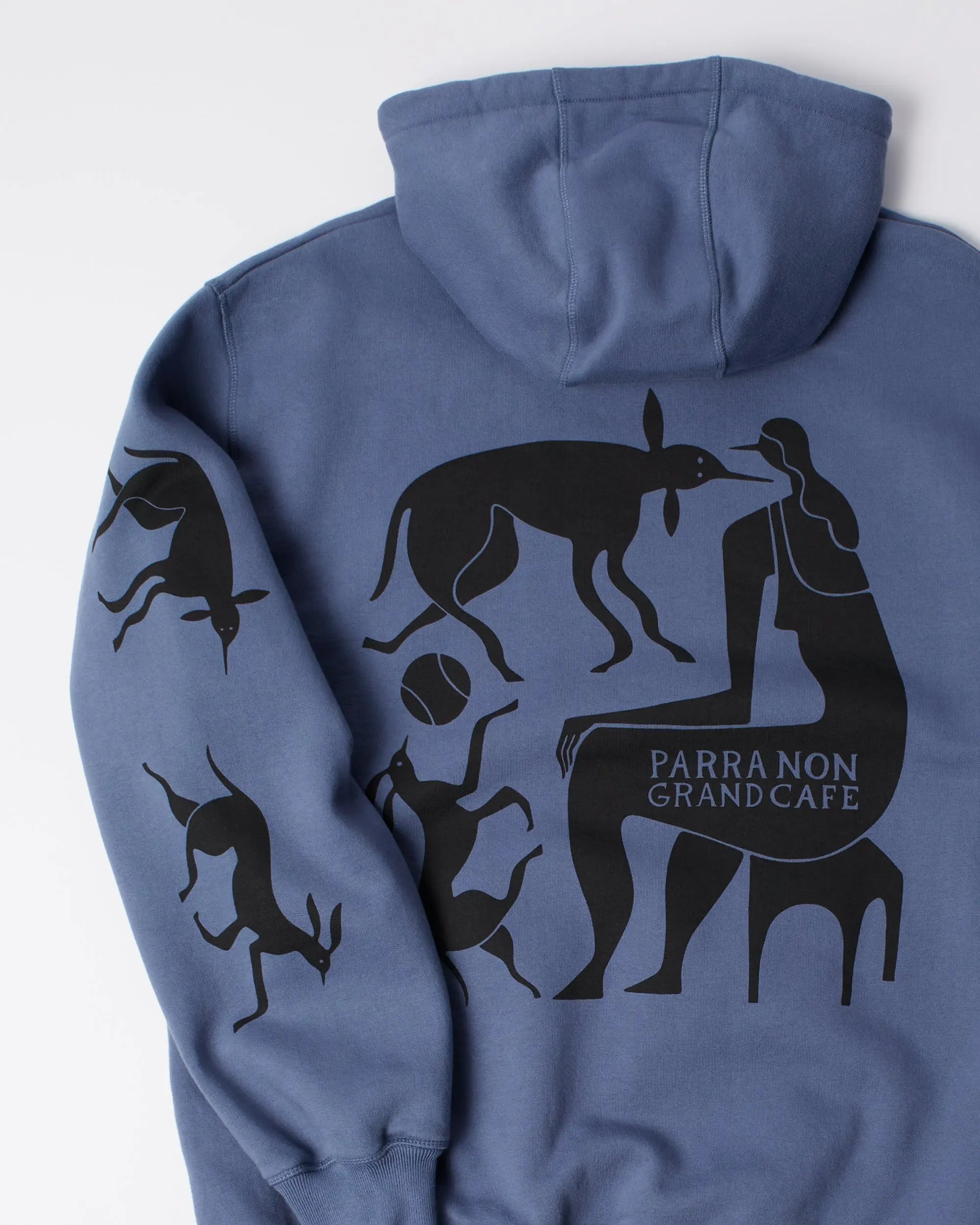 byParra Non Grand Cafe Hooded Sweatshirt (Blue)