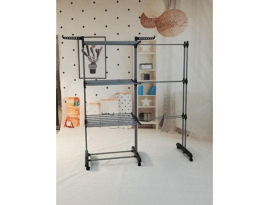 KOSMI - Séchoir à linge étendoir pliable et extensible avec grande c...