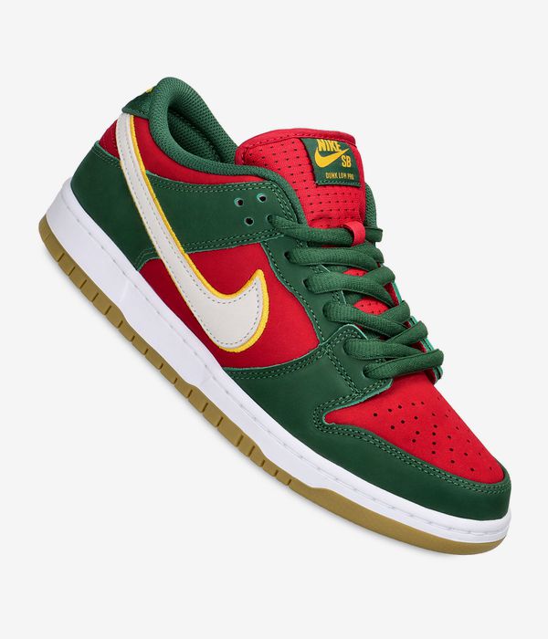 Nike SB Dunk Low Pro Premium Schuh (fir white university gold)