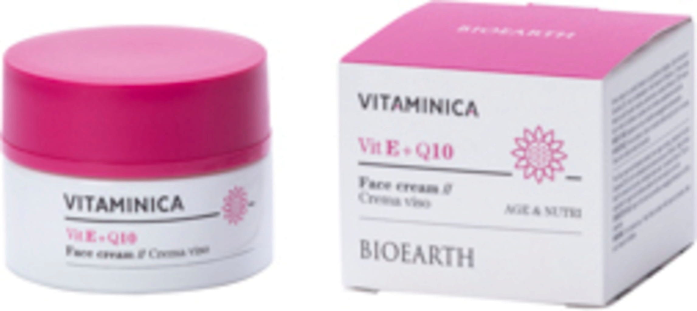 BIOEARTH  VITAMINICA Gesichtscreme Vit. E & Q10, 50 ml