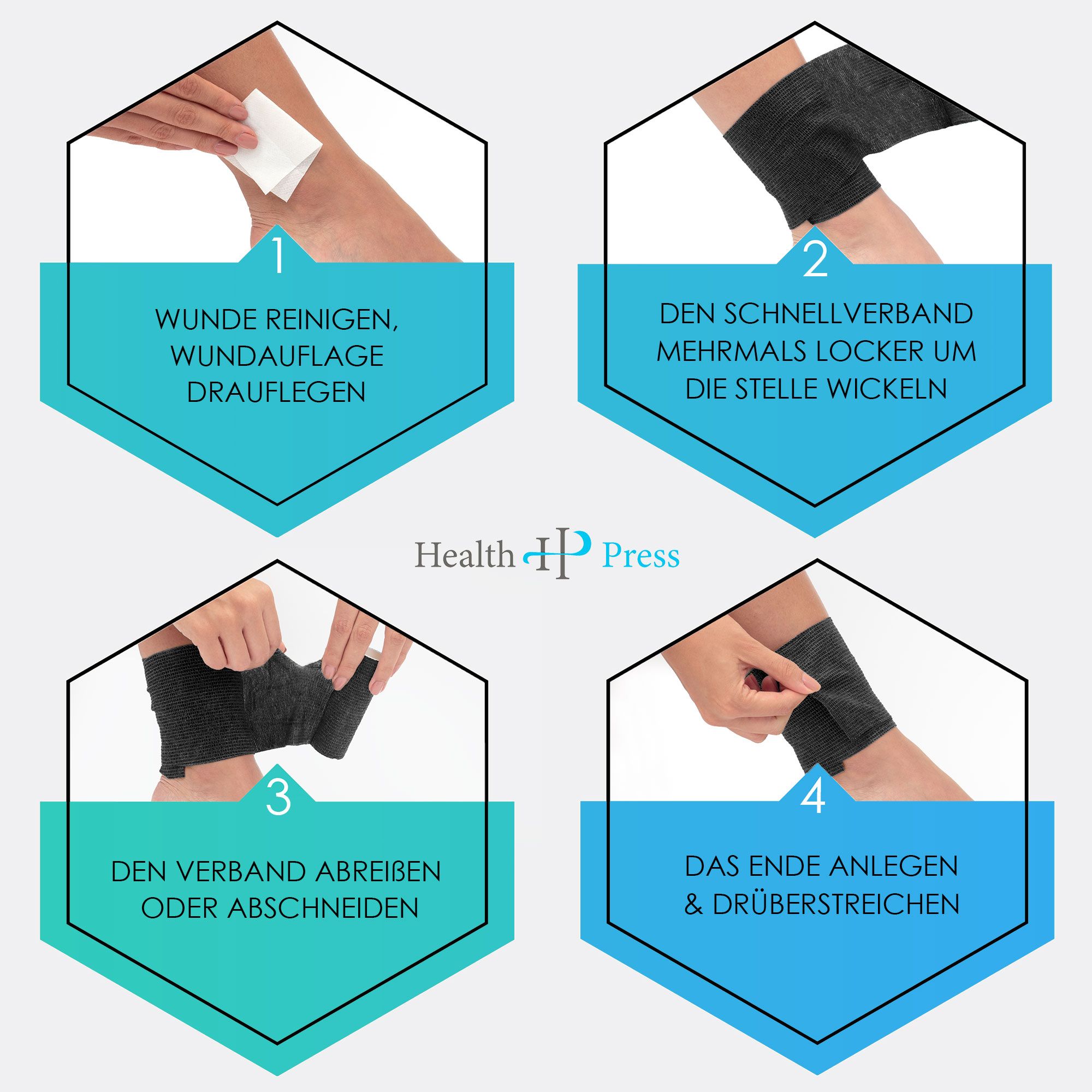 Health Press Selbstklebender Verband