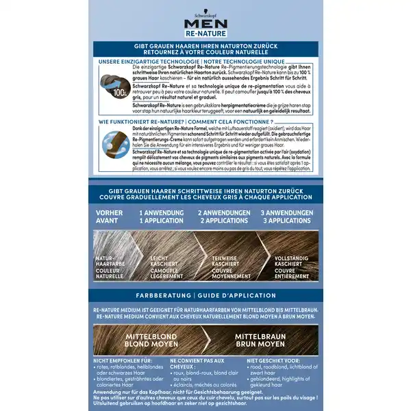 MEN Haarcoloration Medium