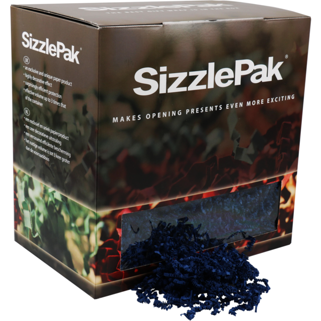 SizzlePak® Vulmateriaal, papier, 1.25kg, blauw