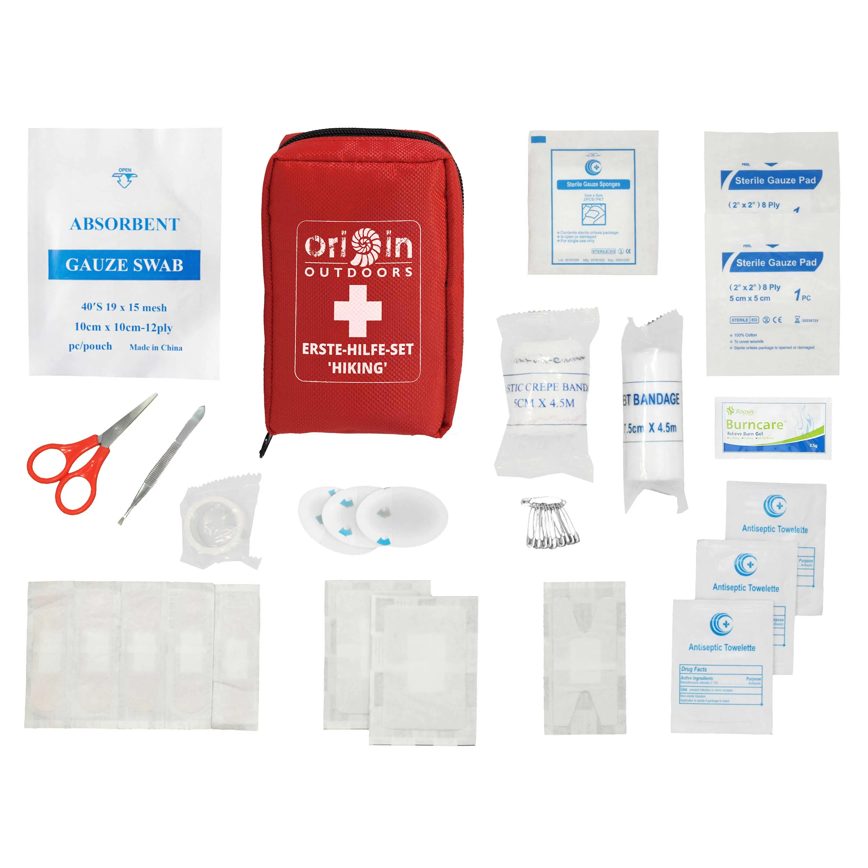 Origin Outdoors -  Origin Outdoors Erste-Hilfe-Set Hiking 18-teilig