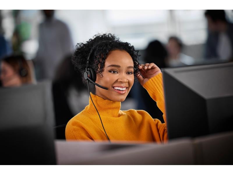 Jabra Headset Engage 50 II MS Duo USB-C, mit Inline Link Das weltbeste Headset für präzise Kundengespräche