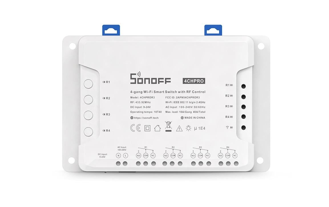 WLAN-Schaltaktor 4CHPROR3 4-fach, WiFi-RFWiFi Smart Switch mit HF-Steuerung