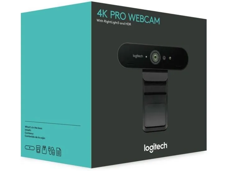 Logitech® | BRIO 4K Ultra HD webcam - Webcam - farve - 4096 x 2160 - audio - USB