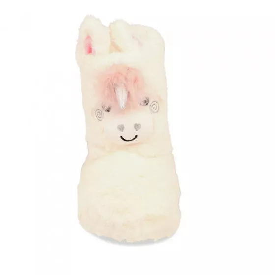 Chaussons bottines licorne BLANC MERRY SCOTT