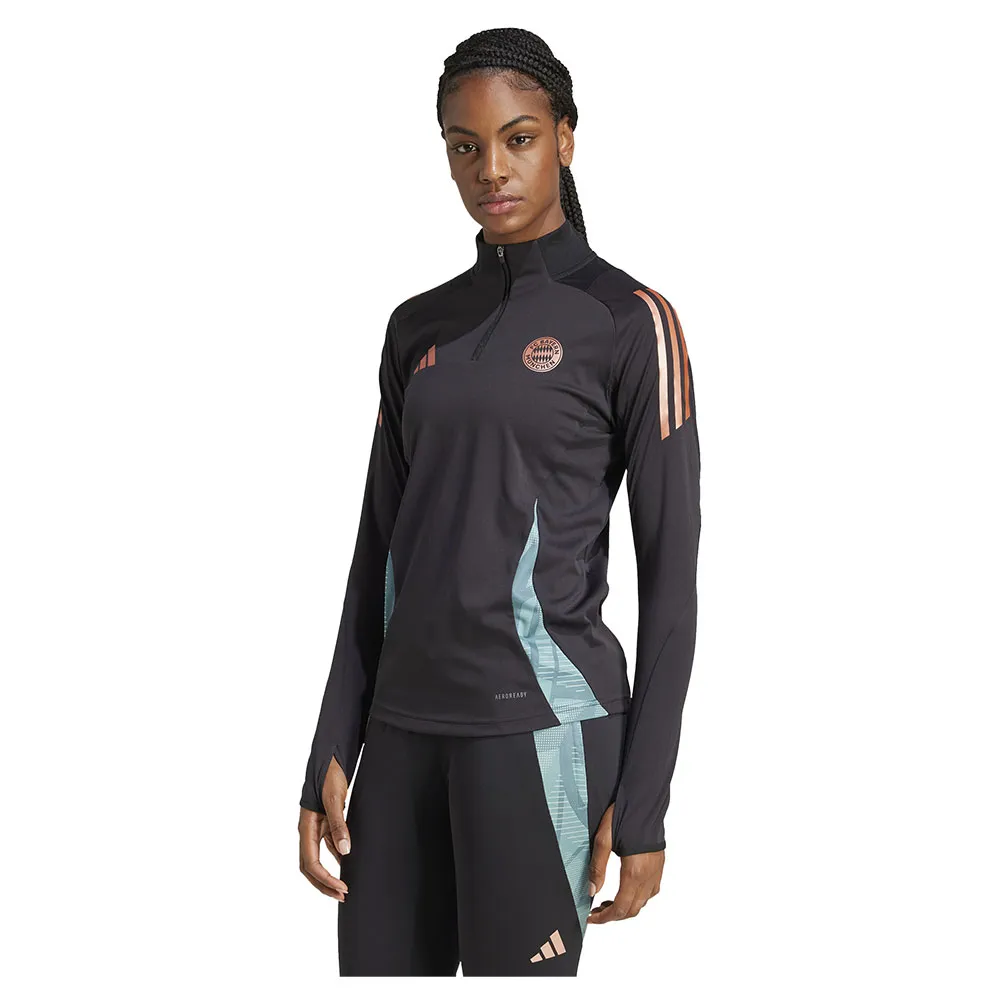 Moletom adidas FC Bayern Tiro 24 Training com meio zíper