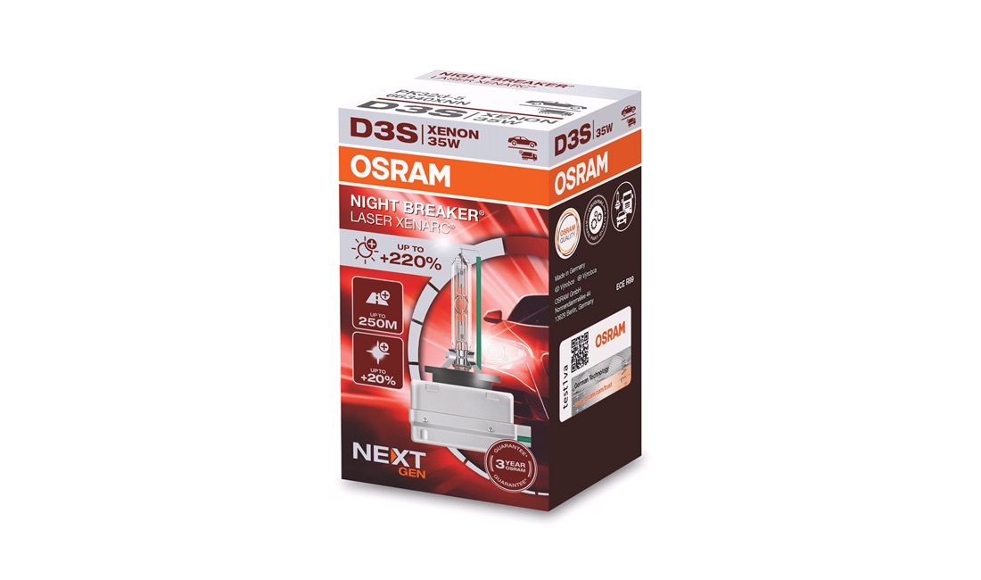 Pære D3S Night Breaker Laser Xenarc +220