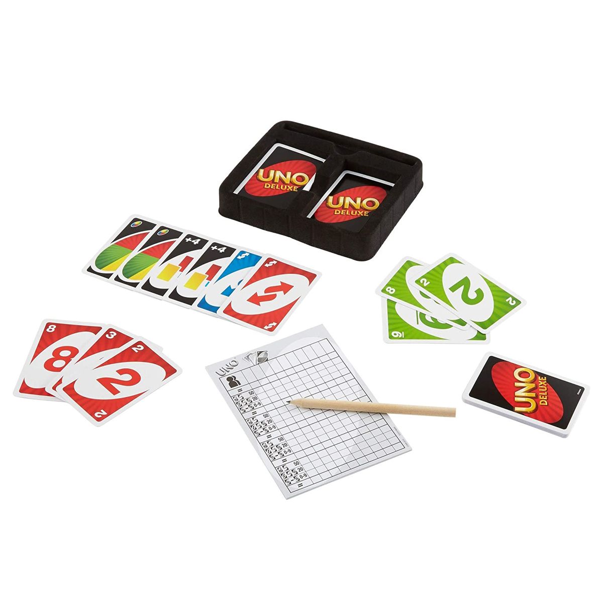 Mattel K0888 - UNO - Kartenspiel in Metall-Box, UNO Deluxe