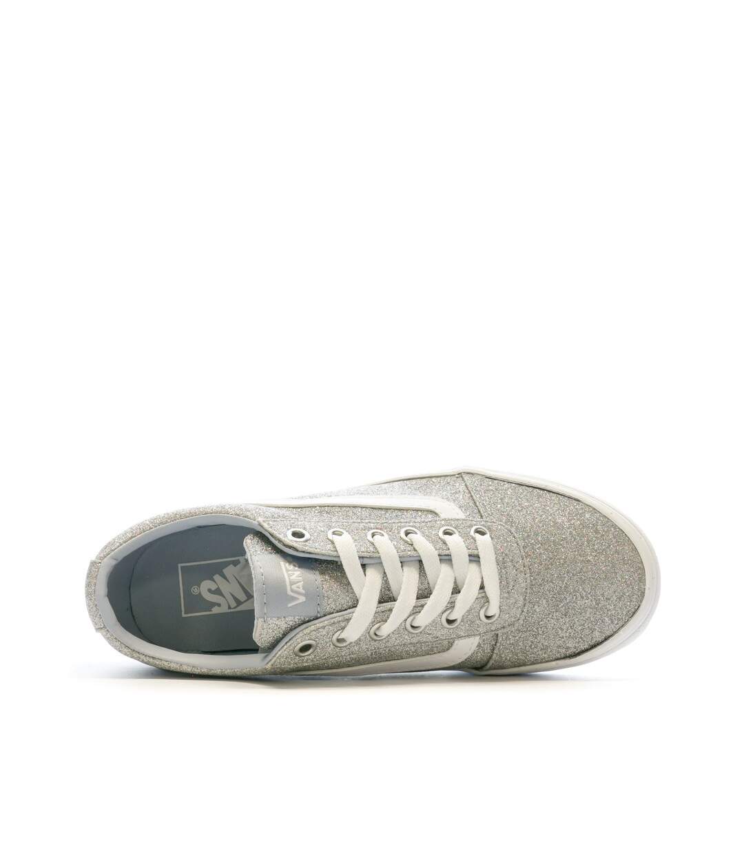 Baskets Grises à Paillettes Femme Vans Ward