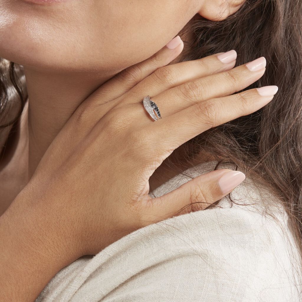 Bague Vahide Or Blanc Diamant