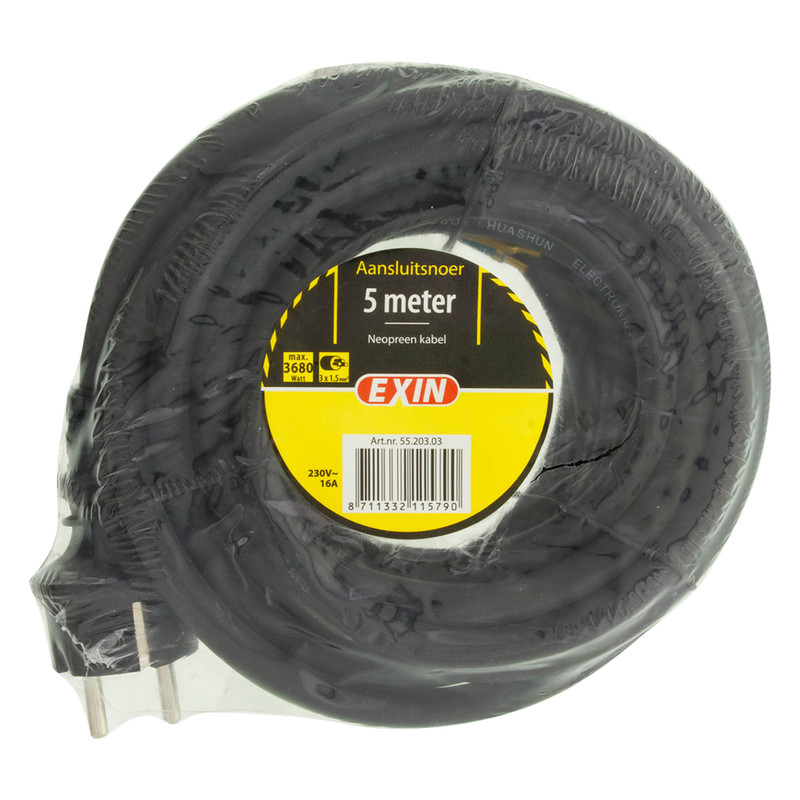 Aansluitsnoer Neopreen 5m H07RN-F3G1,5