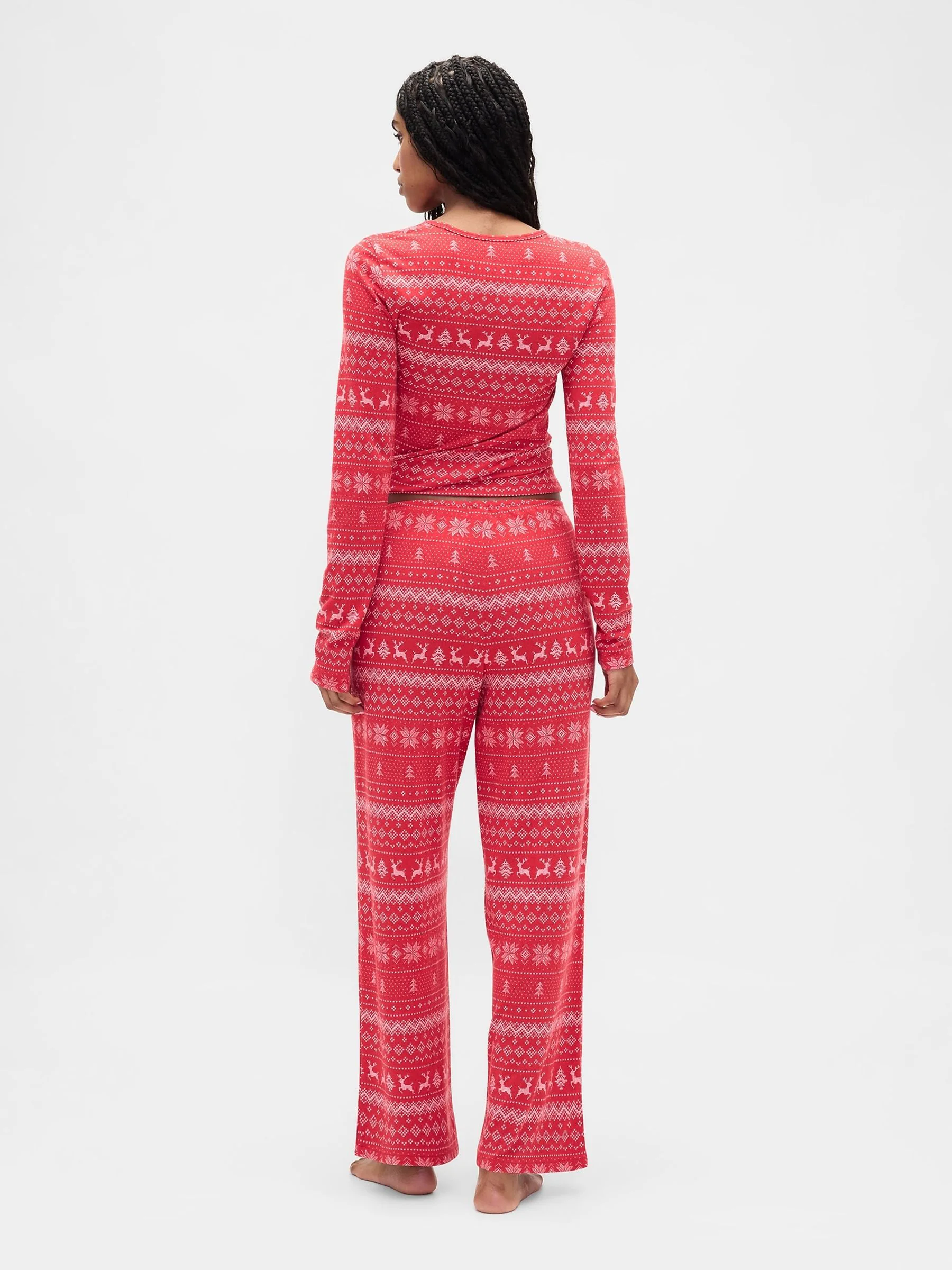 Rood - Gap - Kerstpyjama met fairislemotief