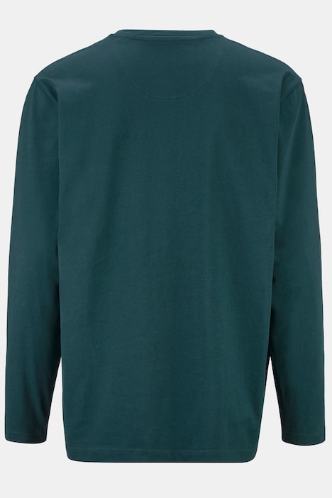 Boston Park Langarmshirt, großer Print, Rundhals