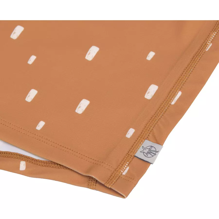LÄSSIG UV-Langarm-Badeshirt Bricks Karamell