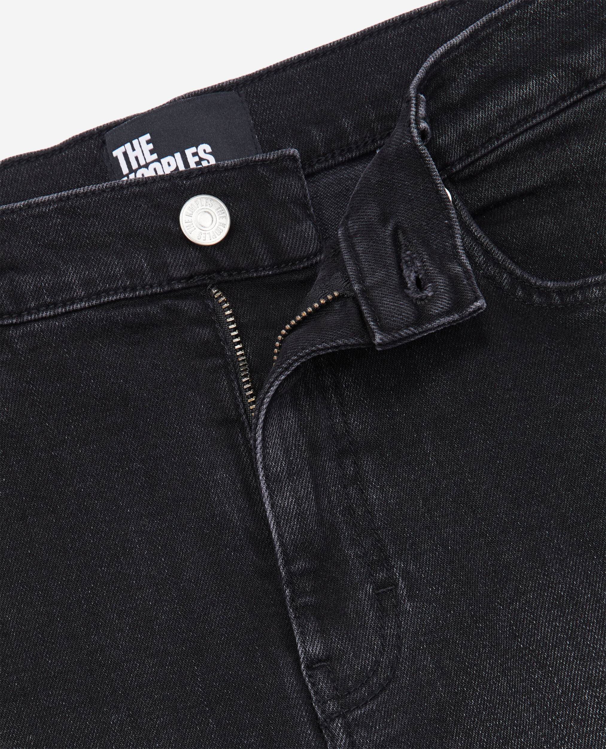 Jean biker slim noir