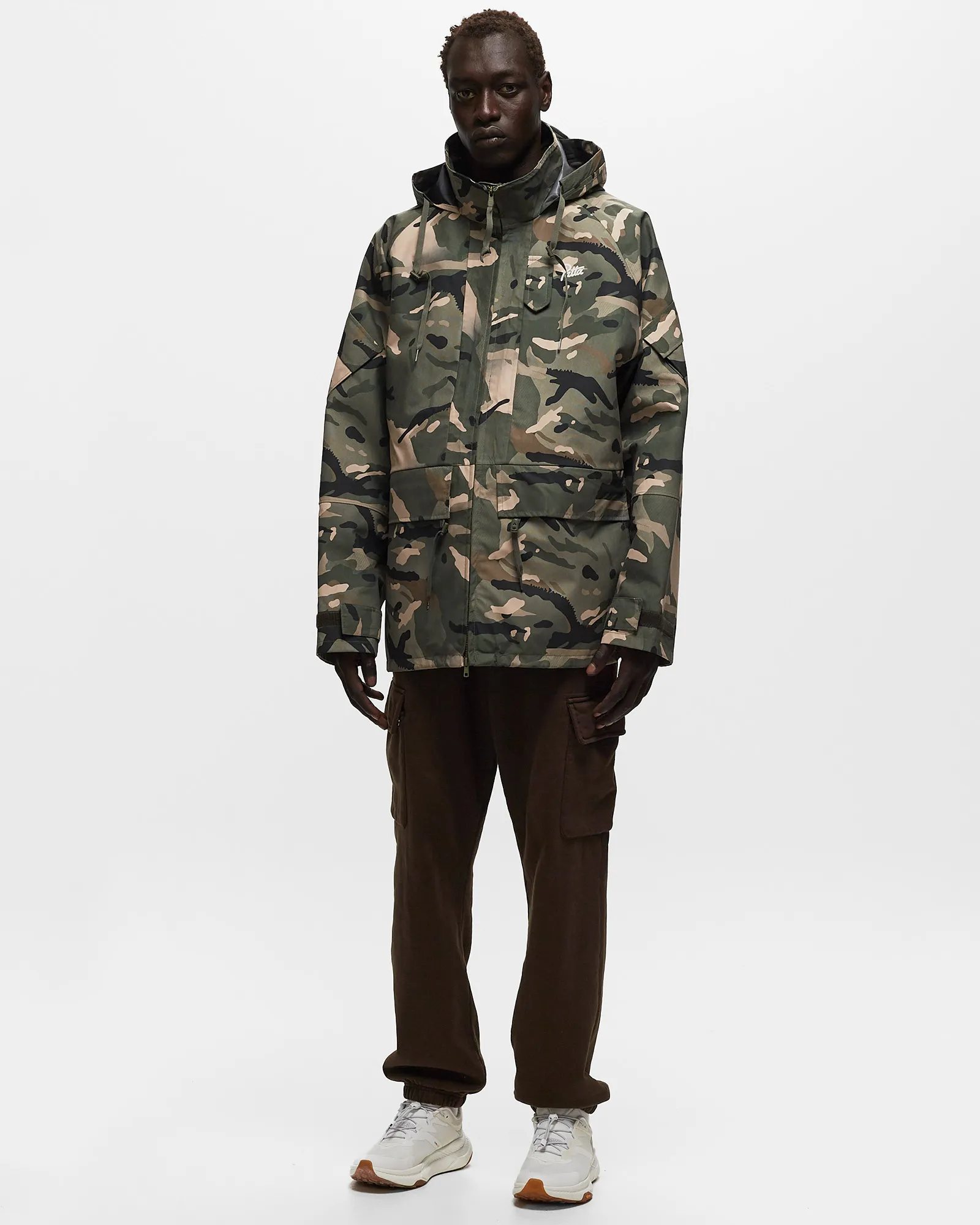 PATTA SPRAY CAMO NYLON TACTICAL PARKA