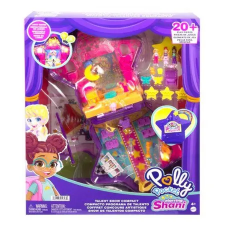 Mattel Polly Pocket Talent Show-Schatulle mit Shani als Hauptfigur