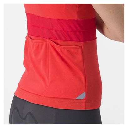 Maillot Sans Manches Femme Castelli Anima 4 Rouge