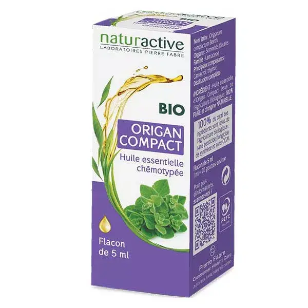 Óleo Essencial de Orégano Orgânico Naturaactive - Compacto 5ml
