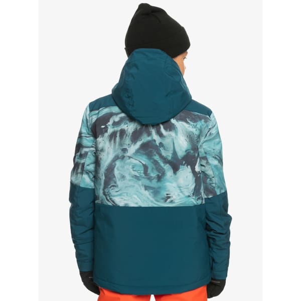 Veste de ski QUIKSILVER MISSION PRINTED SNJT RESIN TINT MAJOLICA BLUE