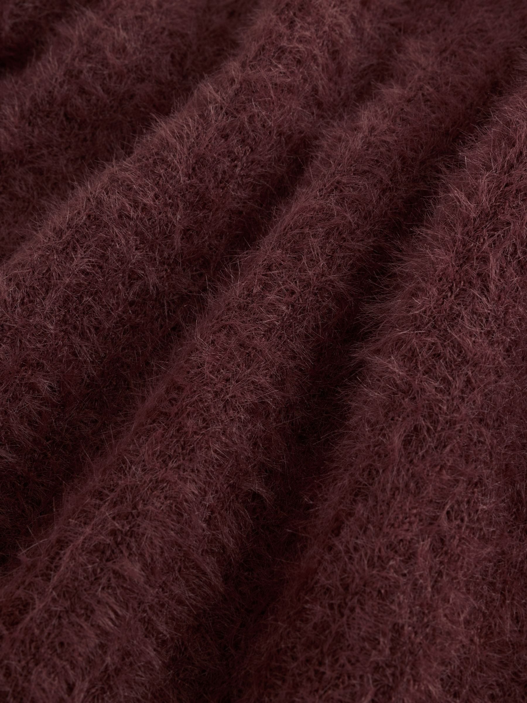 Chocoladebruin - Fluffy trui (3 - 16 jr)