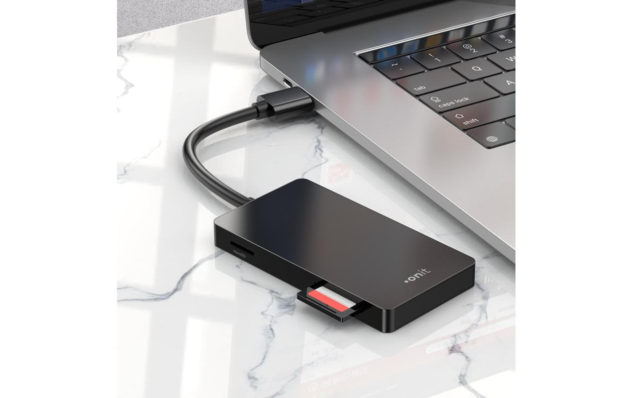 Card Reader Extern USB-A 3-in-1Speicherkartenleser mit drei Slots