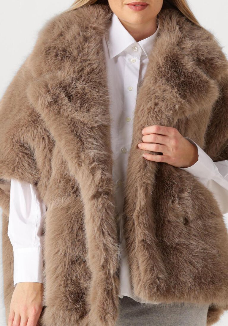 camel alter ego faux fur jas elin