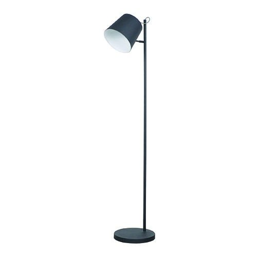 Vloerlamp Buckle Head zwart